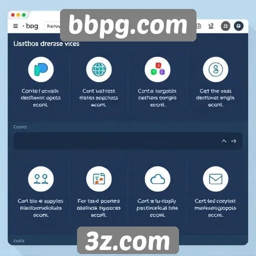 Evolução das funcionalidades de conta no bbpg.com